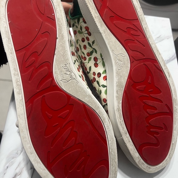 Authentic Christian louboutin cherry sneakers - Picture 3 of 4